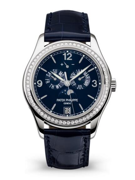 Patek Philippe replica Complications Diamond Moon Phase Watch 5147G-001